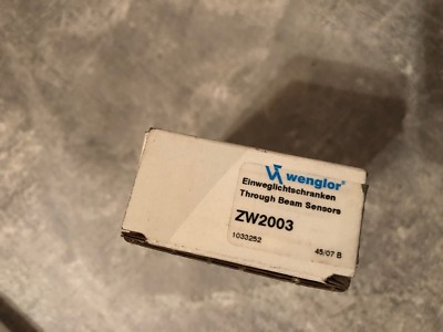 WENGLOR Through beam Sensor ZW2003 Einweglichtschranke ! NEW !
