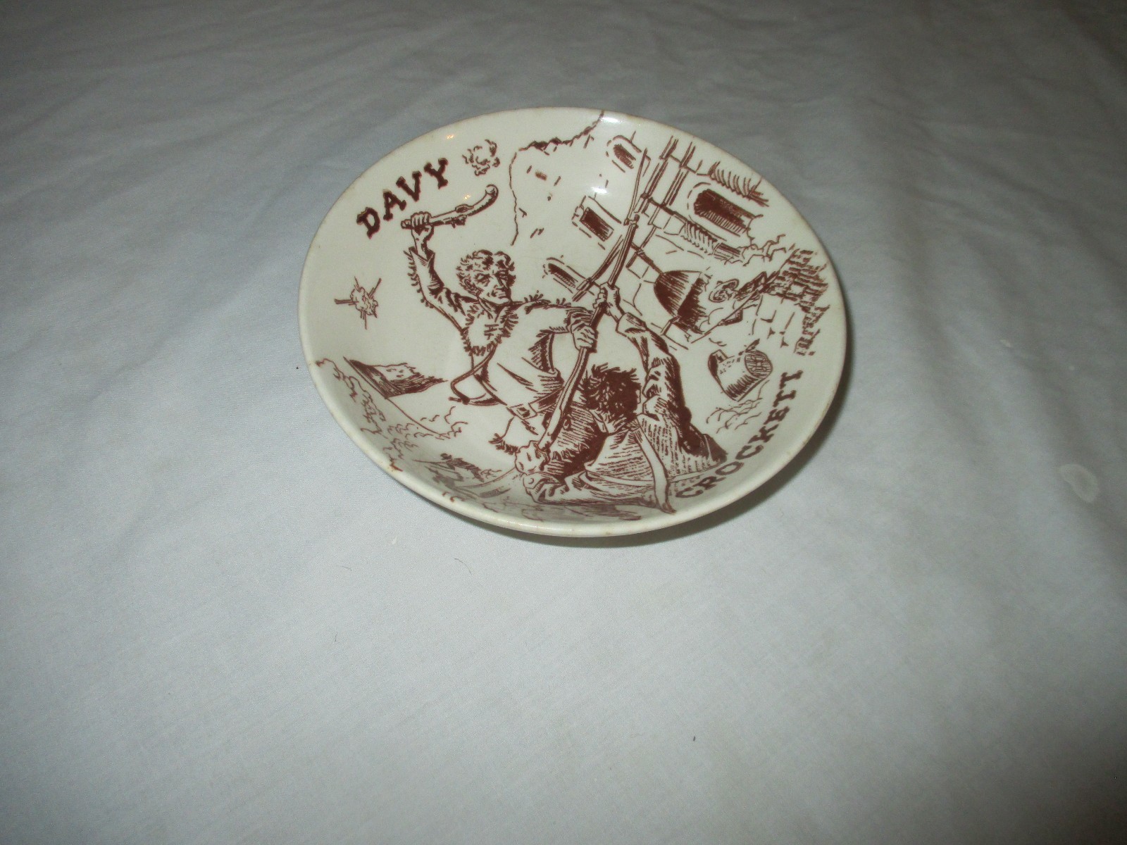 Vintage Davy Crockett Rare Alamo Bowl