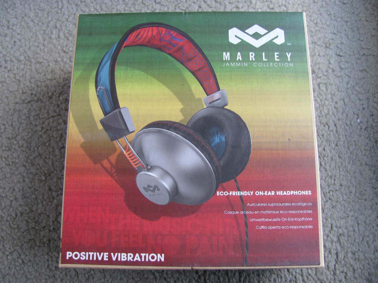 House of Marley Jammin' Positive Vibrations (EM-JH010-SU) On-Ear Headphones -Sun | eBay House of Marley Jammin' Positive Vibrations (EM-JH010-SU) On-Ear Headphones -Sun | eBay