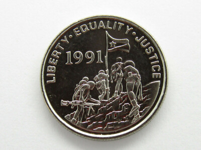 Eritrea 5 Cents coin  1997 LEOPARD  animal coin uncirculated wild cat ebayship