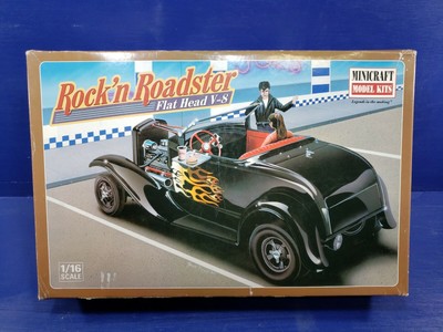 Minicraft Plastic Model Kit 1/16 Scale Rockin'' Roadster Flat Head V-8 no. 11224