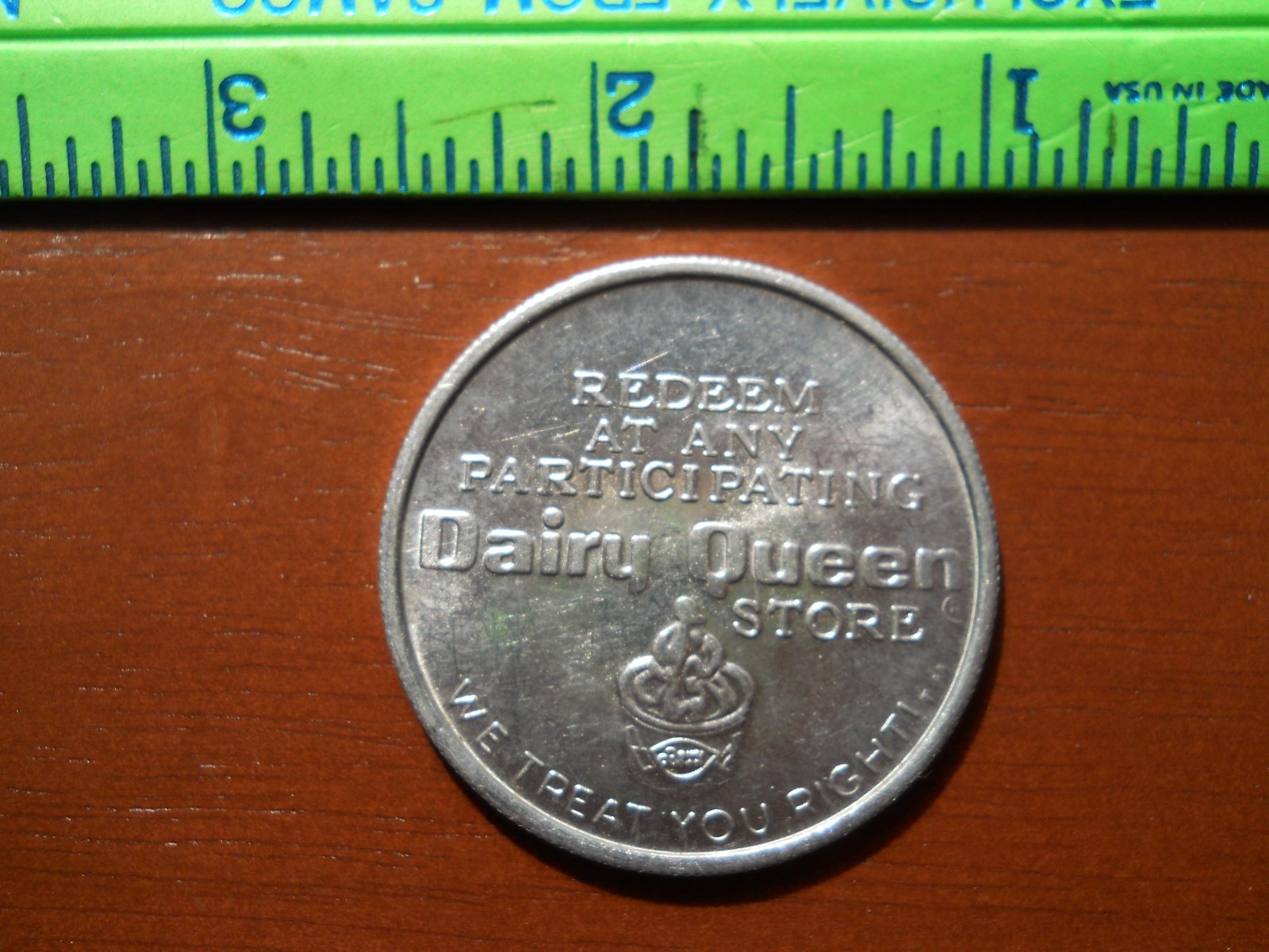 Dairy Queen, 1980s Vintage Free Sundae or 40 Cents Off 1 1/2