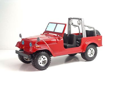 Bburago 22033 JEEP Wrangler Met Rosso METAL Scala 1:24