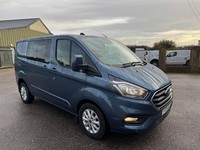 2021 Ford Transit Custom 2.0 EcoBlue 185ps Low Roof D/Cab Limited Van Auto CREW 