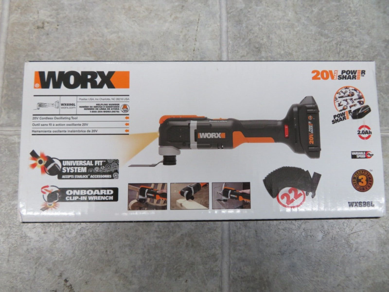 WX696L WORX 20V Power Share Sonicrafter Oscillating Multi-Tool