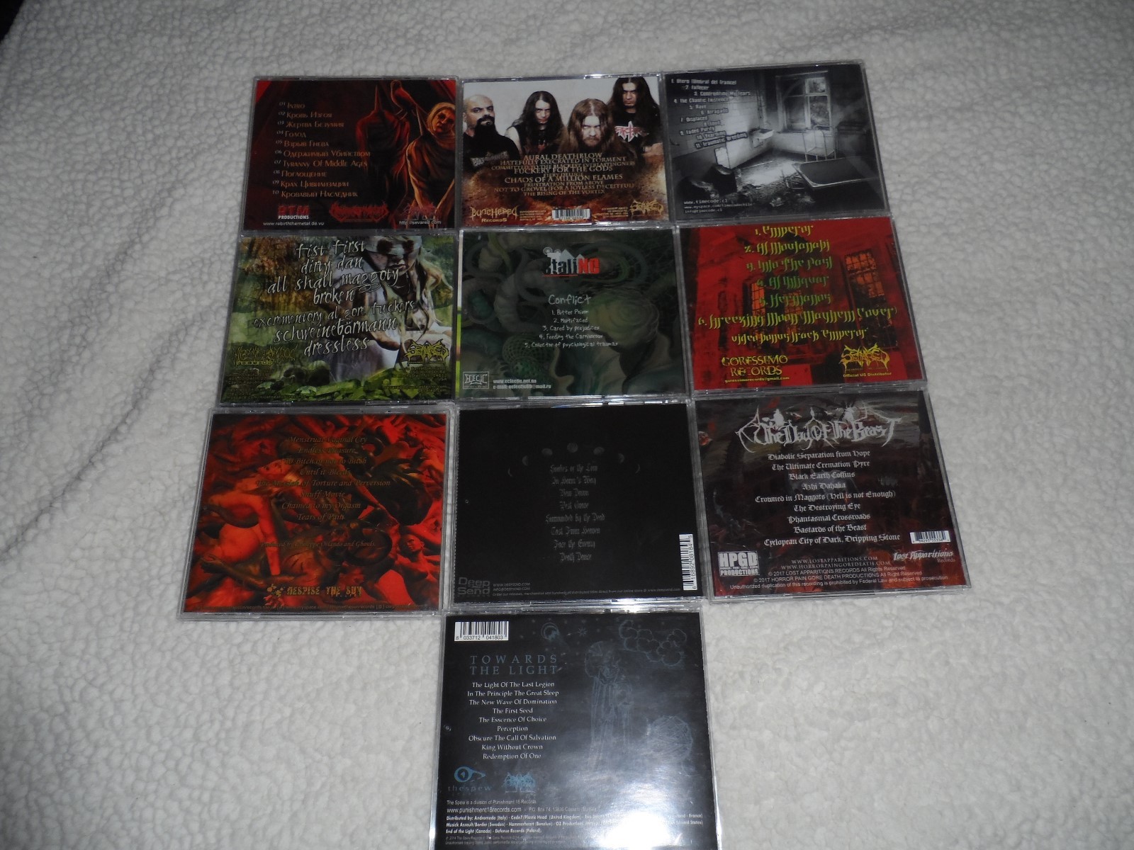 THRASH METAL / DEATH METAL GOREGRIND CD LOT SOME HTF. OOP. RARE COLLECTORS LOOK3
