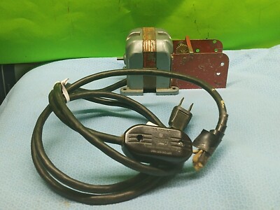 Vintage ac gilbert A49 Erector Set electric motor works Excellent But Needs Cord