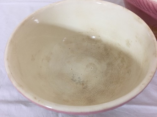 Vintage Hull Pink Nesting Mixing Bowls Set Of 3