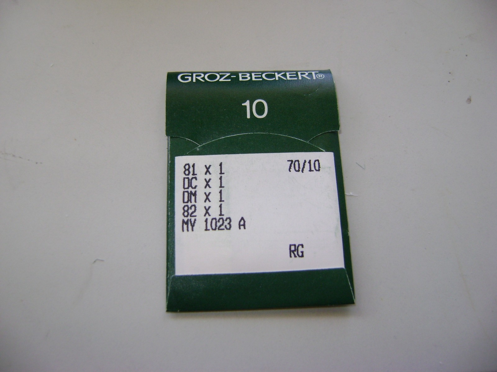 50 SIZE 70/10 GROZ-BECKERT 81X1 DCX1 621 INDUSTRAIL SEWING