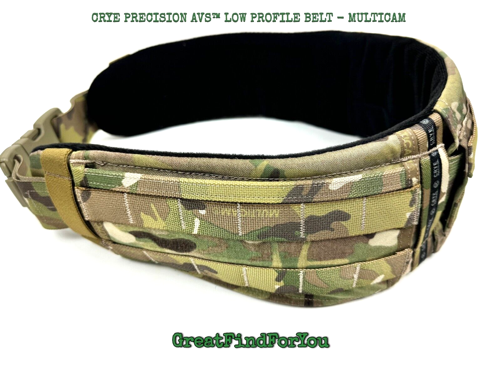 実物 Crye AVS ロープロファイルベルト Mサイズ ミディアム マルチカム Crye Precision AVS Low Profile Belt AVS ロープロファイルベルト MC