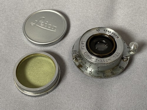 Leica Leitz Elmar 35mm F/3.5 Lens for Leica L39 #51991T
