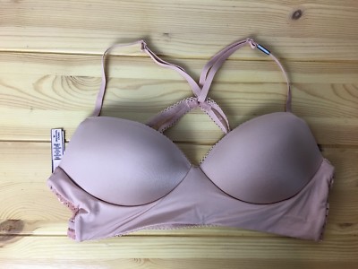 Victoria's Secret Light Push Up Wireless Lace Back Bra - Evening Blush - Medium