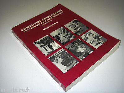Vintage COMPUTING Computer Operations/Marjorie Leeson/Procedure/Management BOOK