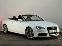 WHITE 2013 AUDI A5 S LINE SPECIAL EDITION 2.0 DIESEL TDI CVT AUTOMATIC CABRIOLET