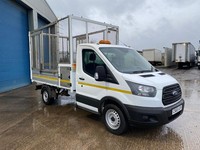 2018/68 FORD TRANSIT T350 2.0 ECOBLUE TDCI CAGED TIPPER WITH ALLOY DROPSIDES