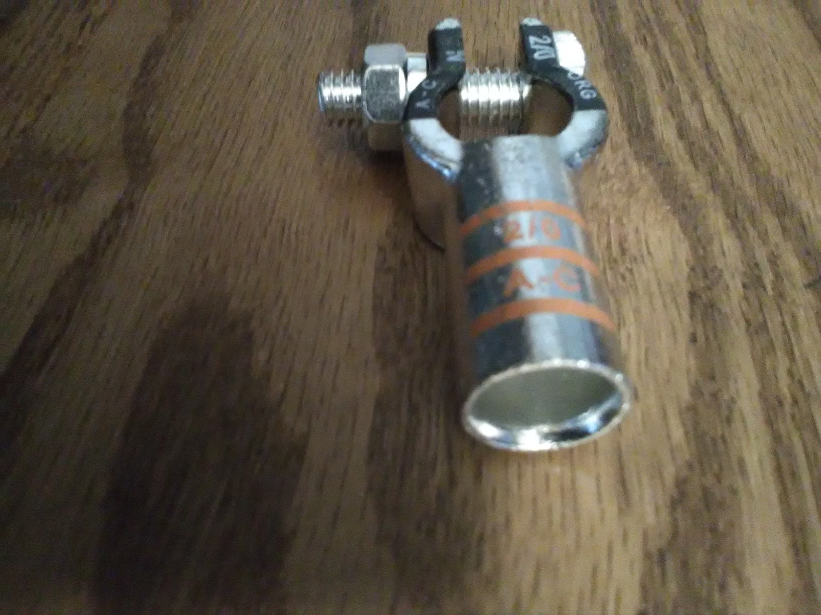 2/0 Ga. Negative Copper Battery Terminal (1 per pack) CRIMP TYPE