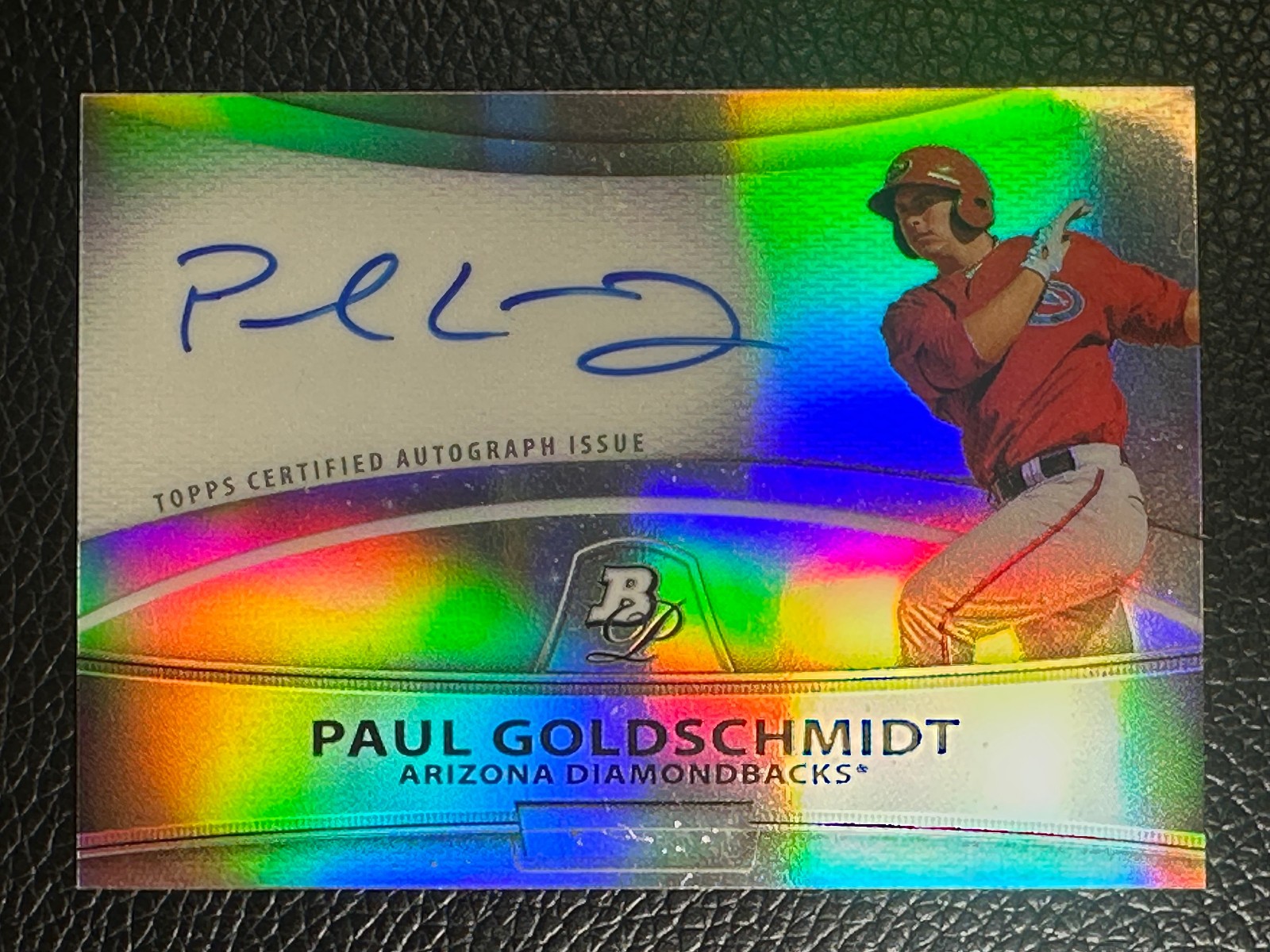 2010 Bowman Platinum Refractor Paul Goldschmidt Auto RC Rookie