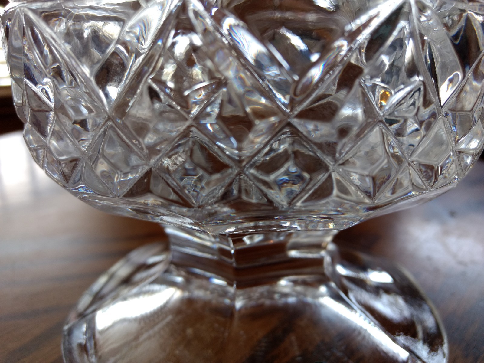 Vintage Shannon Crystal Vase - Ireland - Excellent Condition - 8.75
