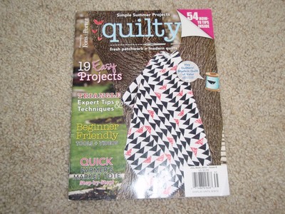 QUILTY magazine July/Aug 2013 19 easy  projects, 54 how-to tips