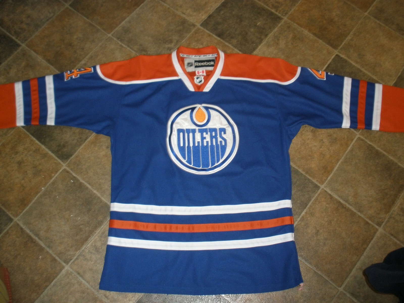 その他 Reebok - Edmonton Oilers Jersey size M Men's Reebok NHL Edmonton Oilers Taylor Hall #4 Home Hockey
