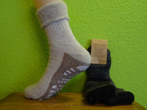 ABS Alpaka Umschlag Socken Schafwolle Herren Damen Gr 35 46 Socken Wollsocke neu ABS Alpaka Umschlag Socken Schafwolle Herren Damen Gr 35 46 Socken Wollsocke neu