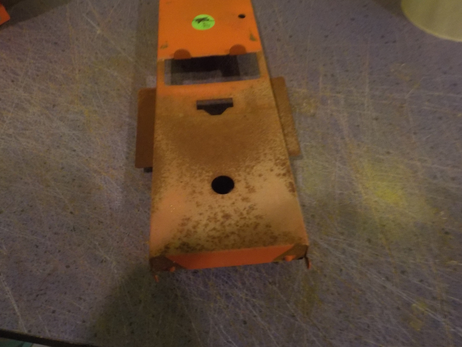 tonka dodge dumper truck orange color chassis for parts