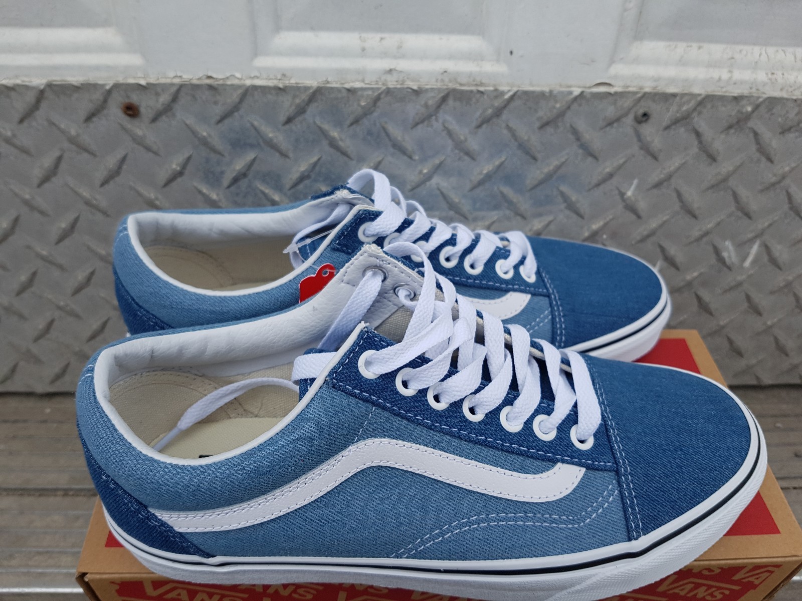 vans old skool denim 2 tone