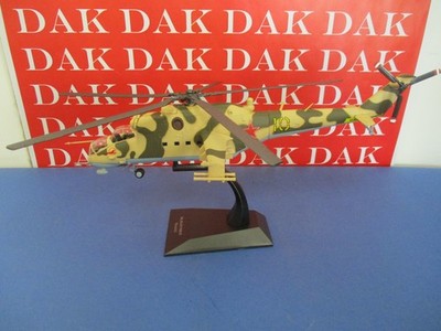Die cast 1/72 Modellino Elicottero Helicopter Mil MI-24V Hind-E URSS