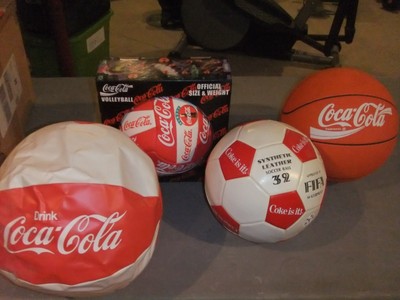 coca cola beach ball
