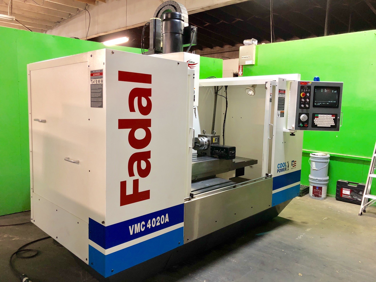 Fadal VMC 4020A CNC Machining Center 4th Axis Rigid Tapping