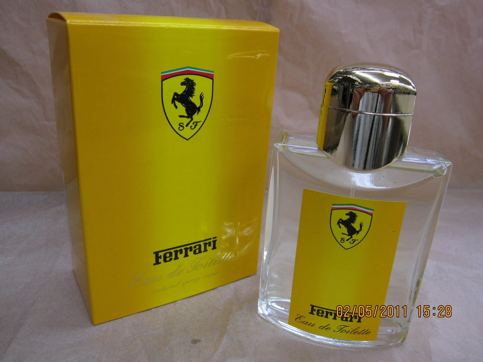 【香水2本セット】BVLGARI BLACK ＆ Ferrari Yellow VINTAGE ** FERRARI YELLOW by FERRARI PARFUMS 4.2 oz / 125 ML