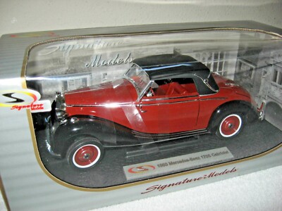 1950 MERCEDES-BENZ 170S SIGNATURE MODELS 1:18 OPENING HOOD DOORS TRUNK