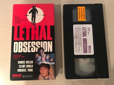 Lethal Obsession (VHS, 1988) Tahnee Welch, Michael York, Elliot Gould