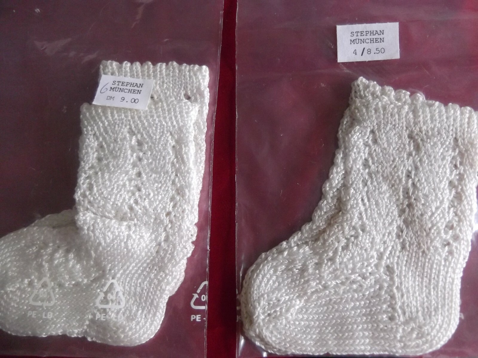 LOT OF VARIOUS DOLL SOCKS SLIPS & DOLL DRESS