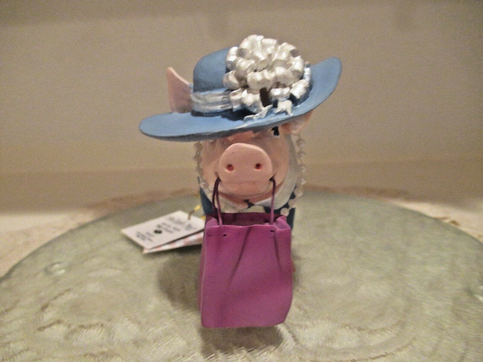 THIS LITTLE PIGGY.  Westland Giftware  #16839. PIGGY SHOPPER.  2007.  BNIB.