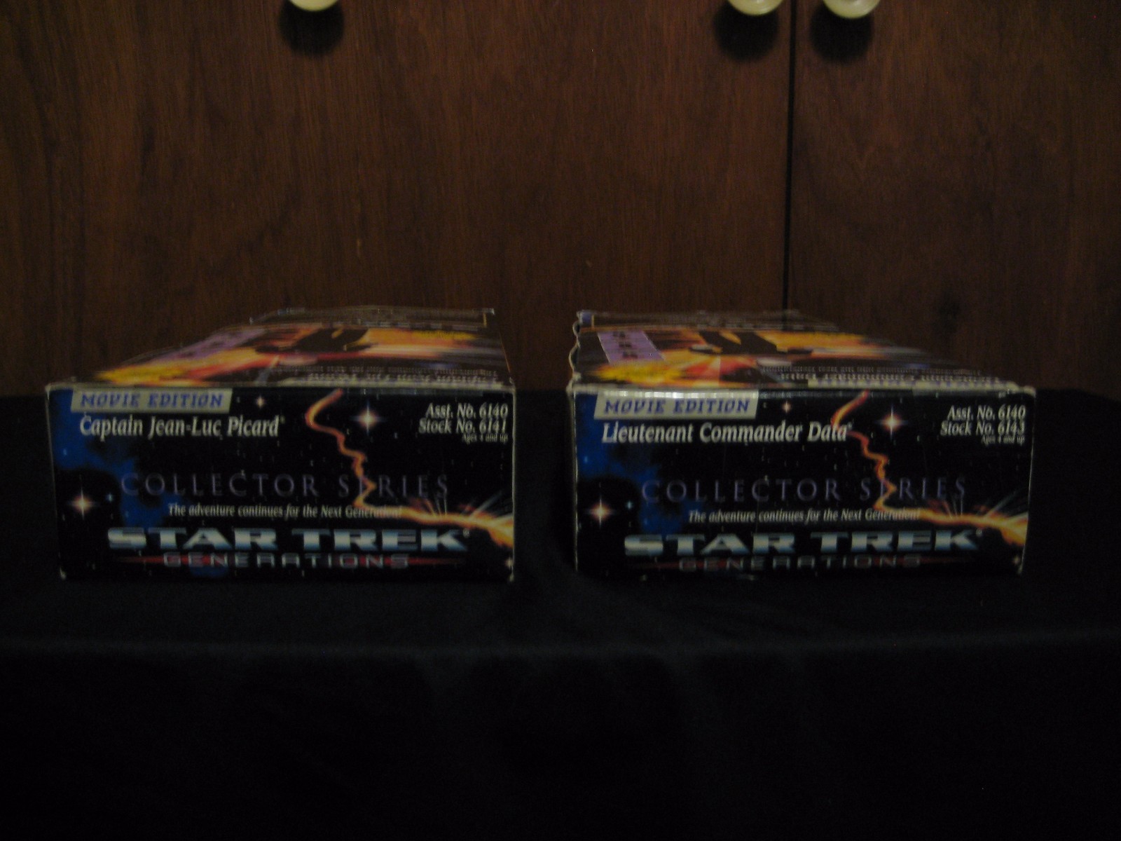 1994 Playmates Star Trek Collector Series Movie Edition Figures Picard Data NIP