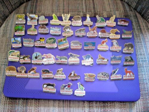 Collectible LOT of 53 STATE Animal Outback Steakhouse Restaurant Pins Pinbacks