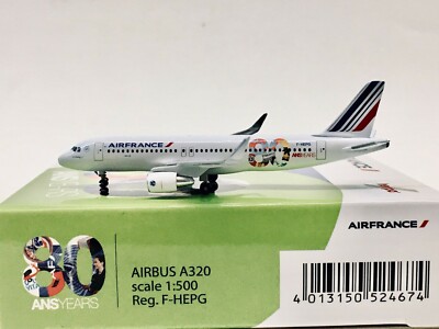 Herpa Wings Air France Airbus A320 1:500 F-HEPG 524674 | eBay