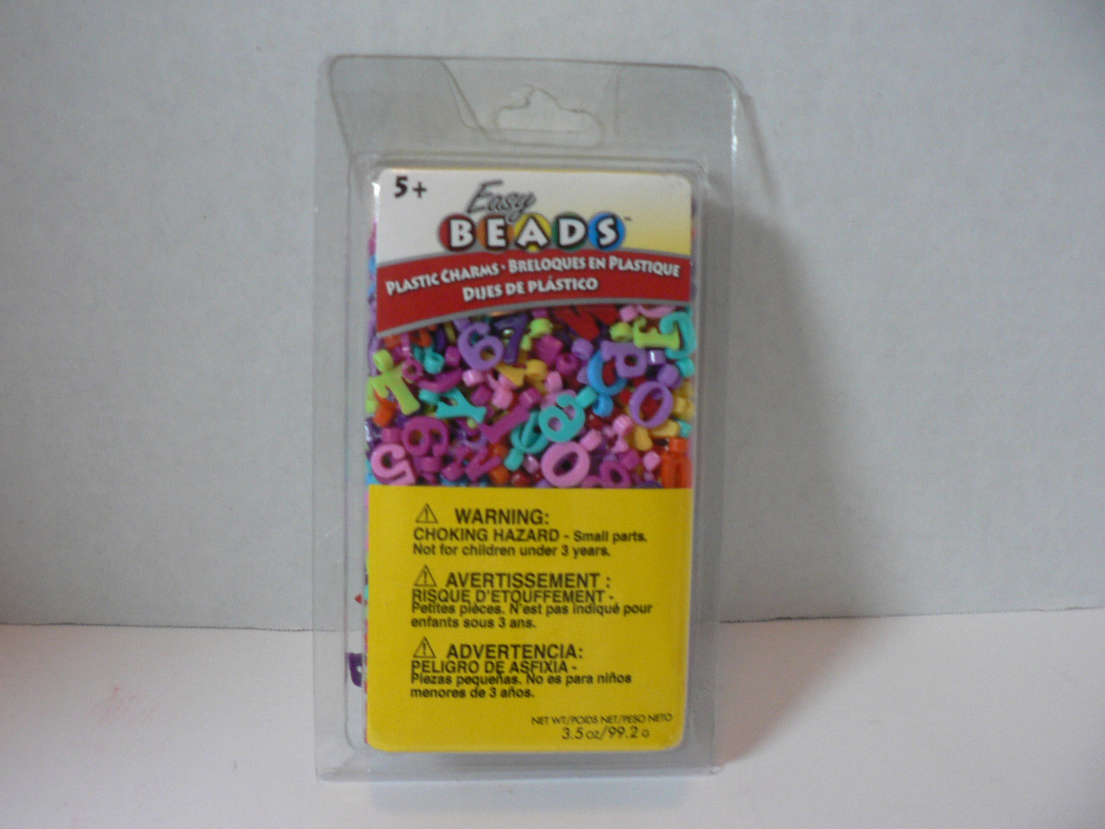 EASY BEADS  PLASTIC CHARMS  IN MULTIPLE COLORS