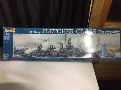 1/144 Revell US Navy Fletcher Class Destroyer 05091