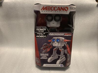 Meccano Micronoid - 91815 Socket Robot Building Kit Programmable NEW (S1)
