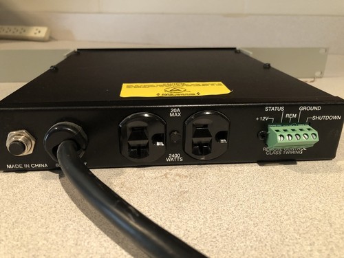 Furman Power Port Remote AC Power Controller Power Sequencer