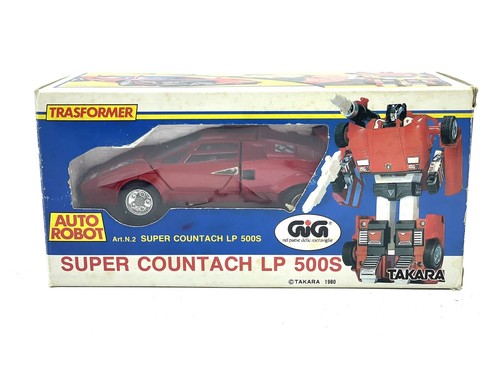 Takara Vintage Transformers G1 Diaclone Countach Sideswipe Takara Vintage Transformers G1 Diaclone Countach Sideswipe