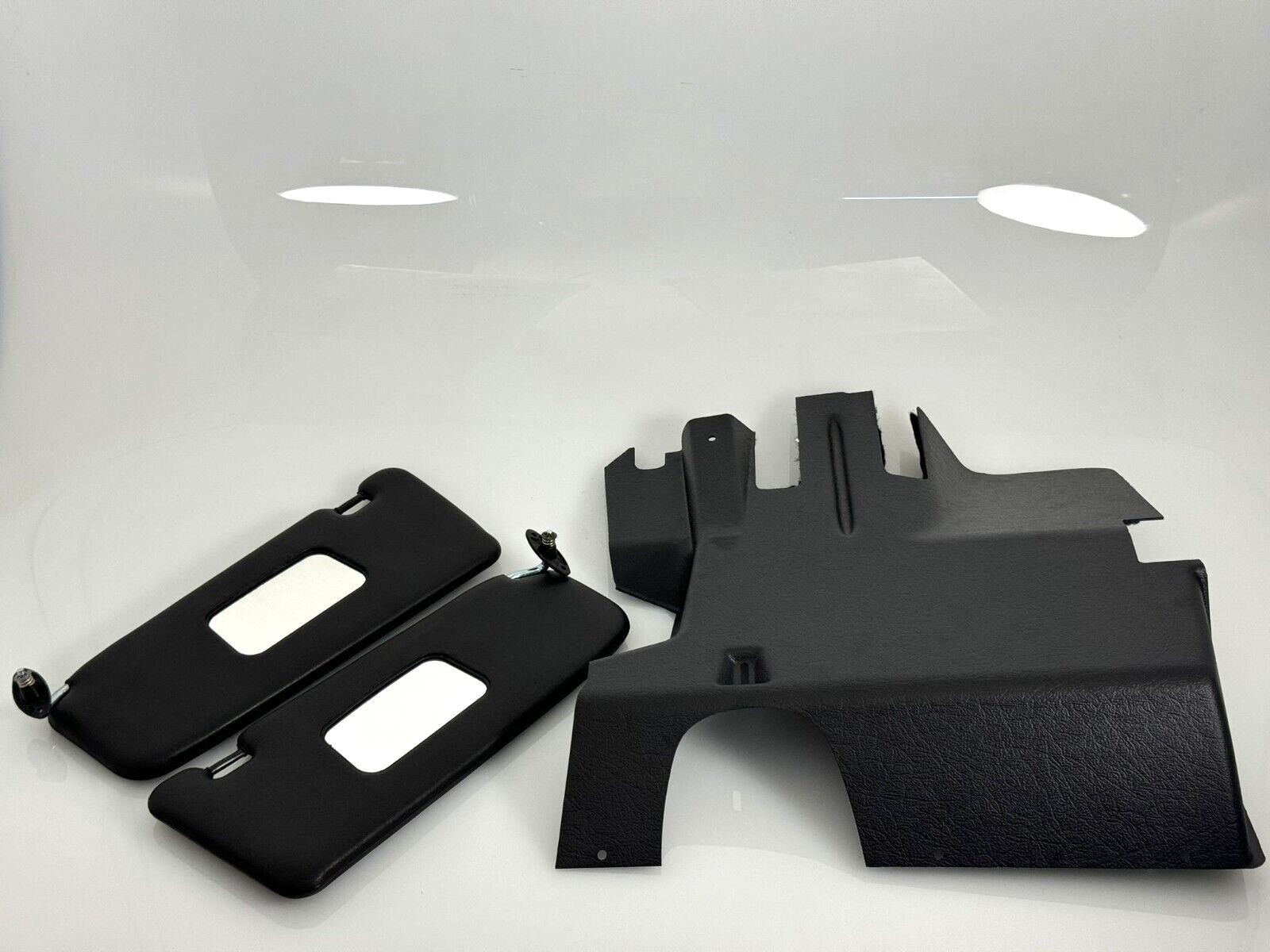 Under Dash Steering Lower Trim and Sunvisor Set For BMW E30 M3 83-91 51451917351