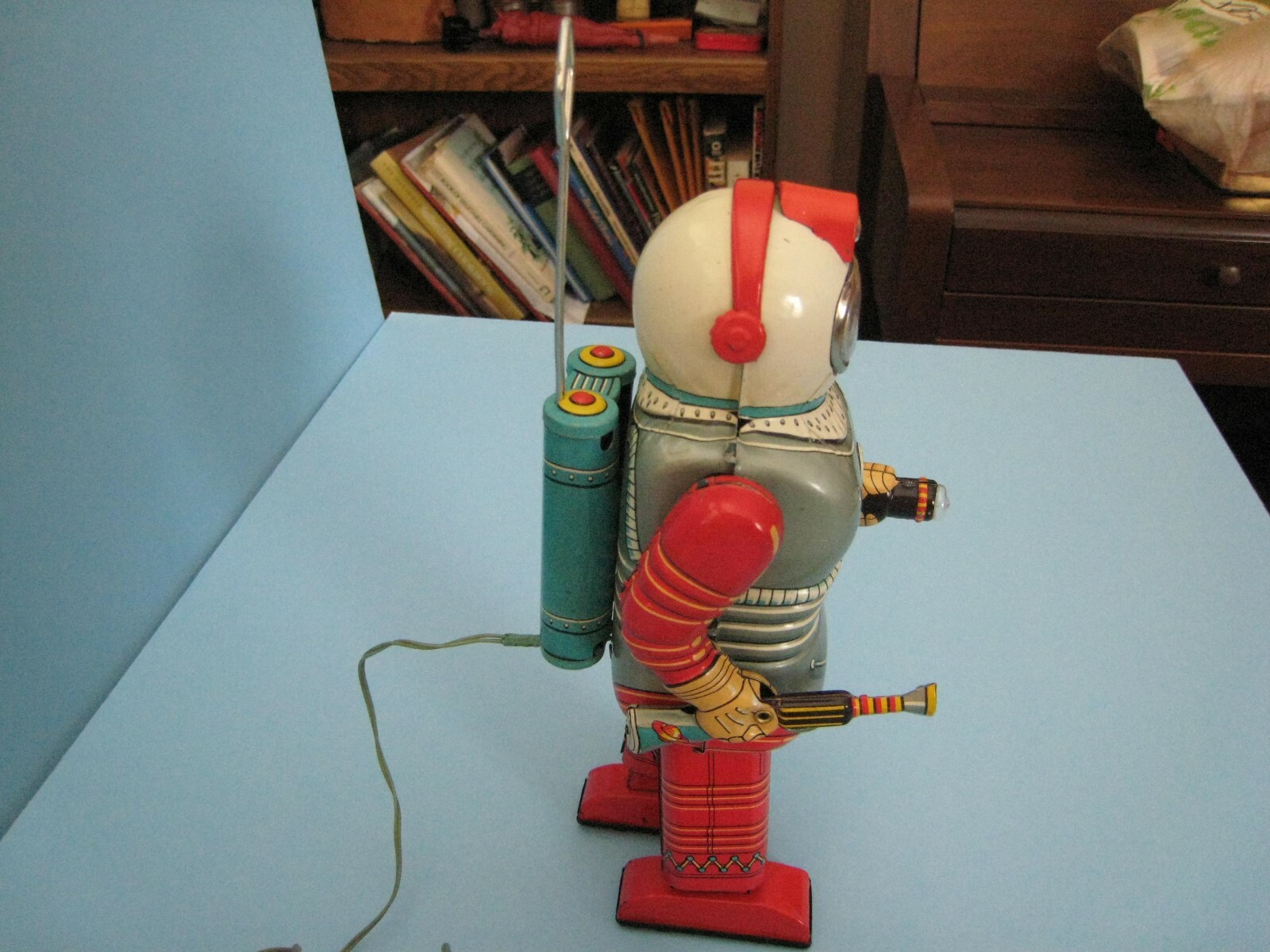 NOMURA TN CRAGSTAN SPACE MAN ASTRONAUT ROBOT 1955 + WITH ORIGINAL BOX