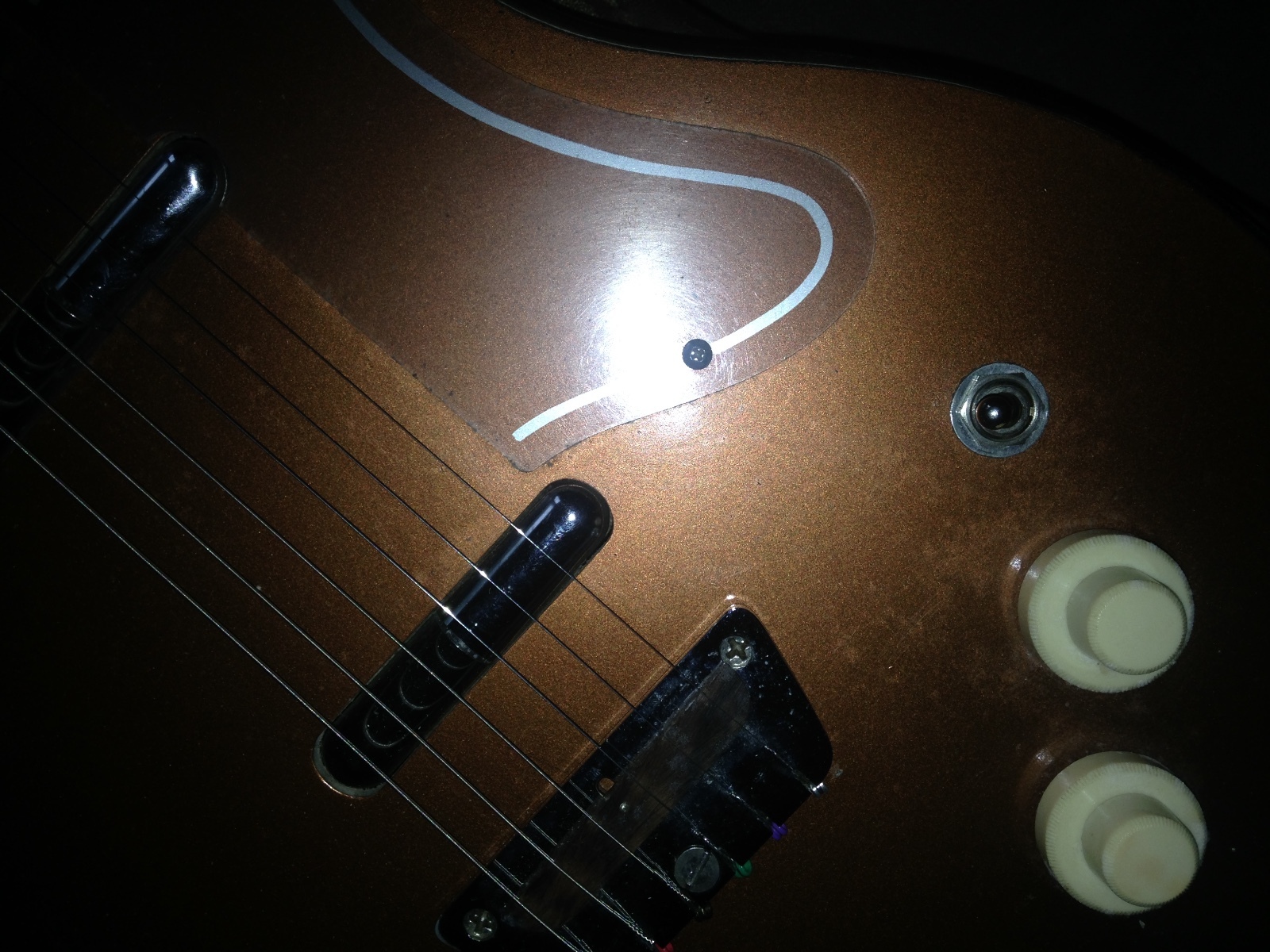 Danelectro U2 gold top 1956 vintage