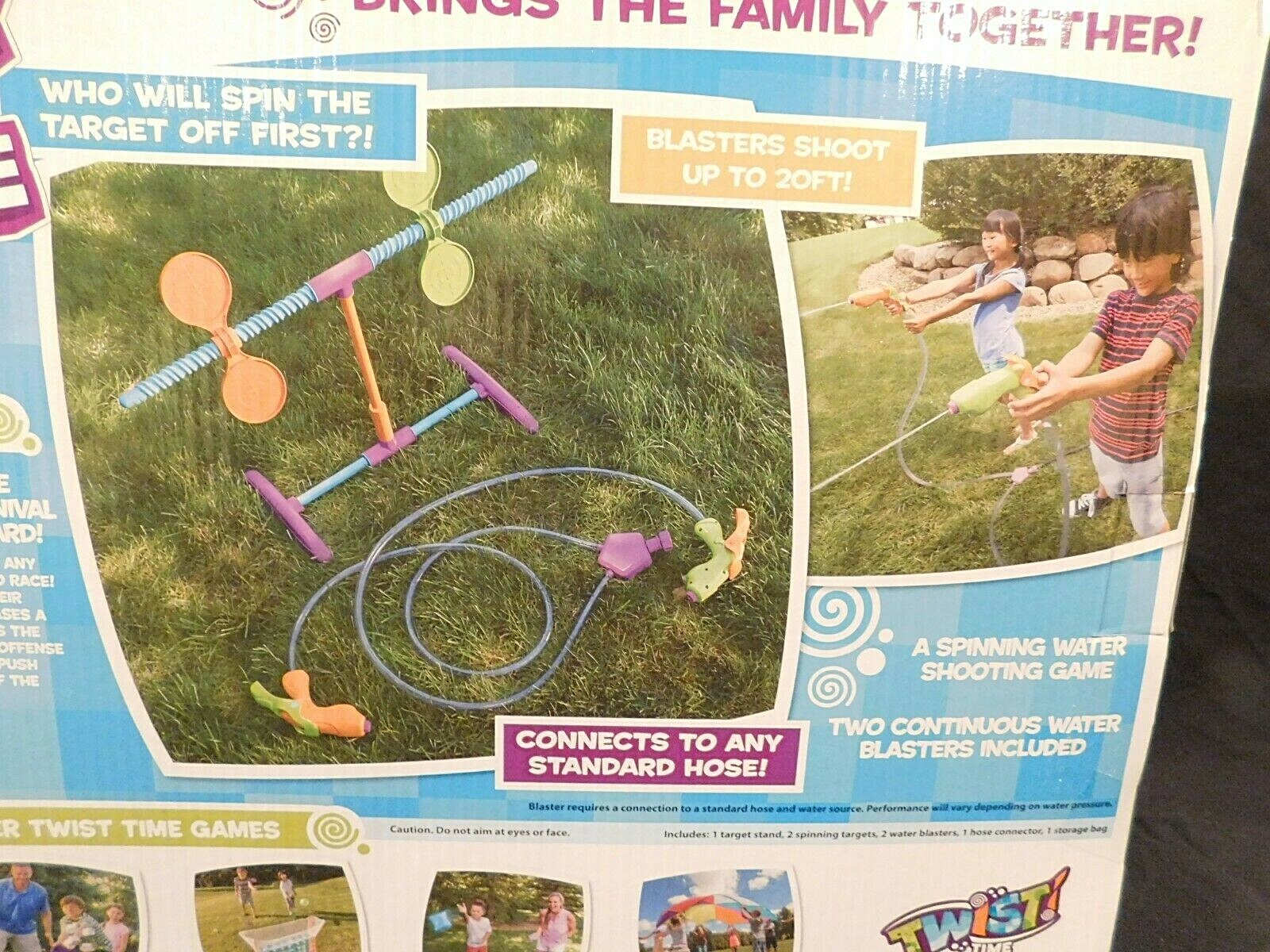 Wacky Water Range Water Blasting Bonanza Twist Time Family Game - NEW