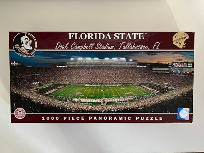 Florida State Seminoles Stadium Panoramic Jigsaw Puzzle 1000 Doak FSU Football