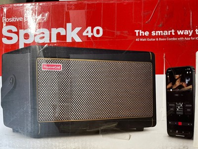 Positive Grid Spark 40W Guitar Combo Amplifier Black