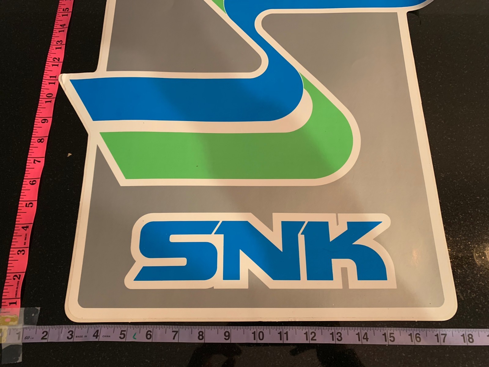 SNK Side Art Decals Vinyl NOS 1X Sticker Arcade Machine See Pictures